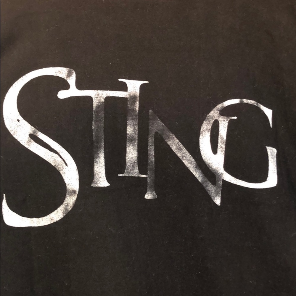 Sting Tour Crew T Shirt XL